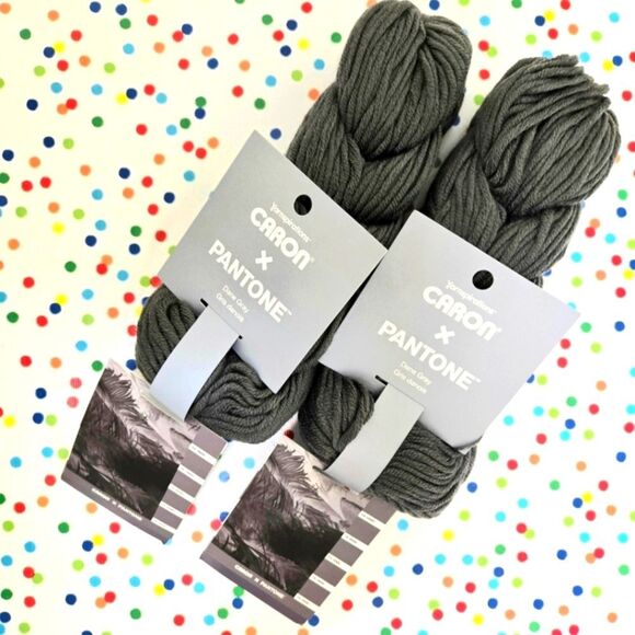 Carbon x Pantone Dane Gray Yarn 2 Hanks 1 Free - Picture 1 of 6
